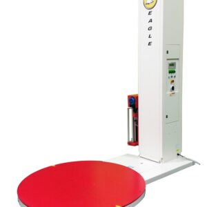 Packaging machine with red turntable