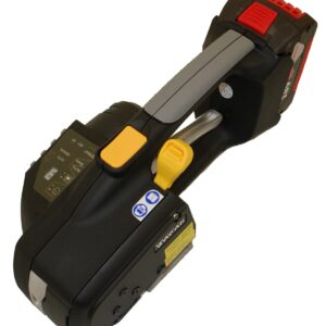 Battery-operated packaging tool in black