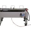 Mobile industrial cutter with foot pedal