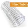 Coiled clear plastic tubing