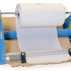Blue paper roll holder