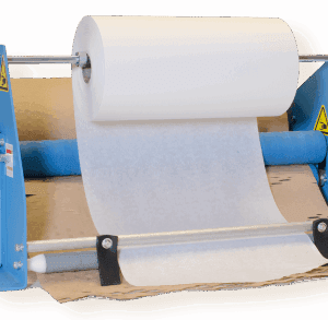 Blue paper roll holder
