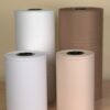 Large and small paper rolls display