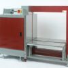 Industrial strapping machine on wheels