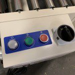 Machine control interface with buttons