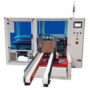 Industrial packing equipment with control panel