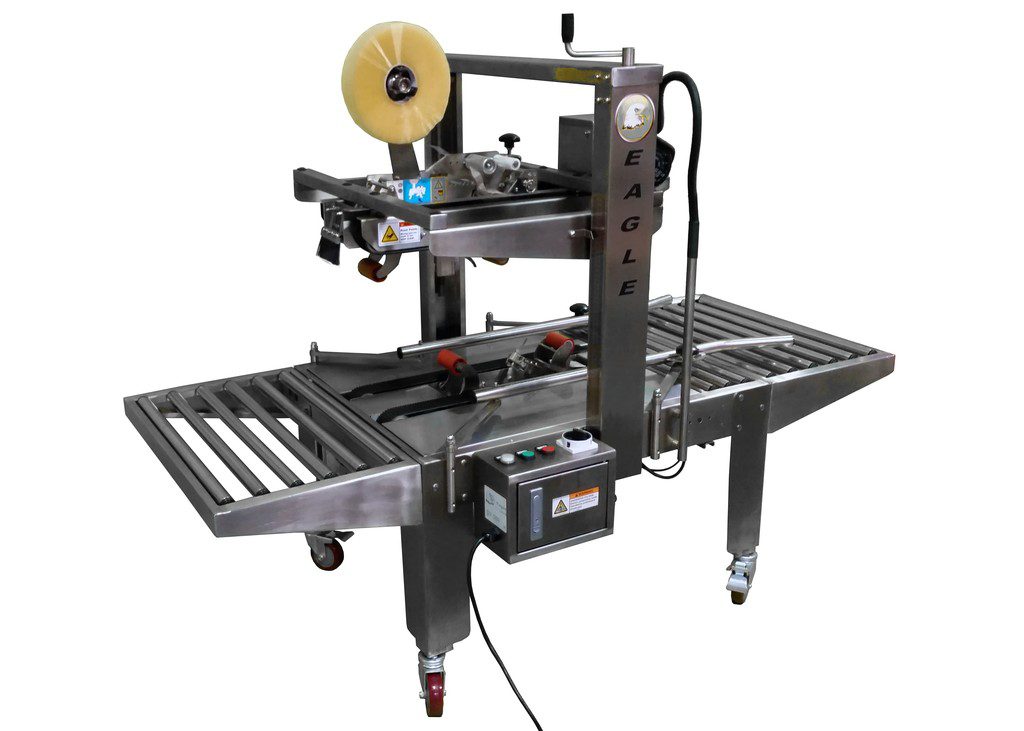 Stainless steel T210SSC carton taping machine