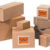 Group of brown packing boxes