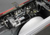Vintage car engine close-up