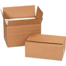Two cardboard boxes for packaging