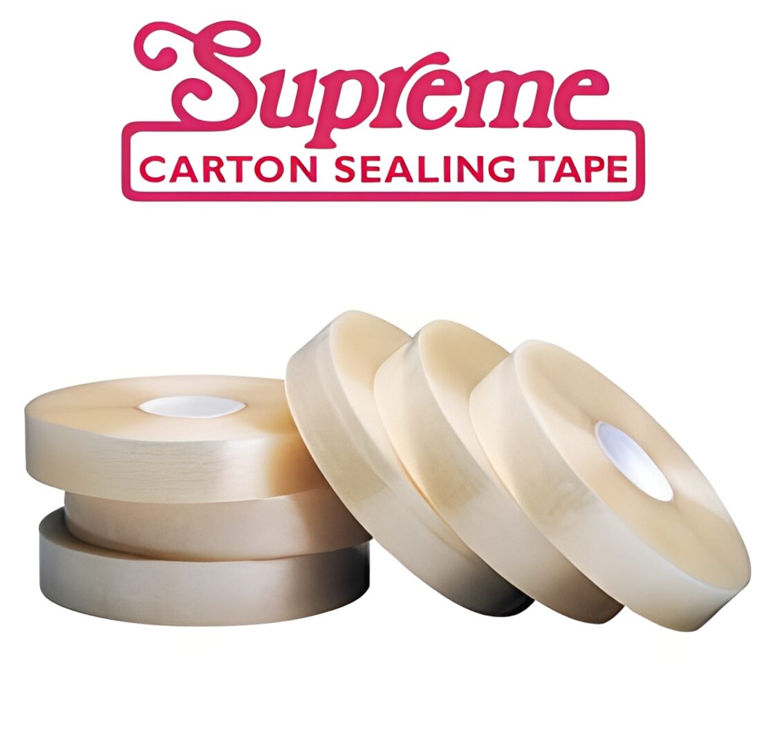Rolls of Supreme carton sealing tape