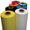 Assorted large rolls of colored paper