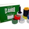 Colorful adhesive tape rolls with dispenser