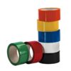 Stack of colorful adhesive tape rolls