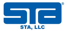 STA LLC corporate blue logo emblem