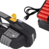 Cordless strapping tool with battery charger