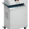 close up view of mobile packaging machine controls