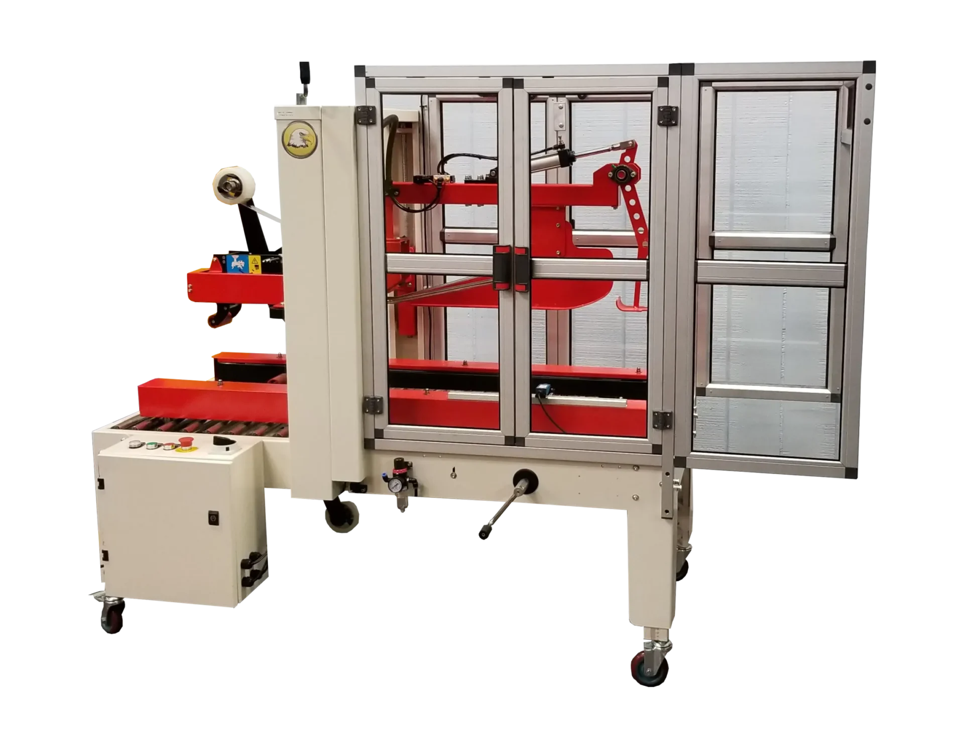 Eagle T500 Uniform Fully Automatic 3 Flap Folder Side Belt - Carton Sizes: Length: 6.00” to 22", Width: 6.75” to 20.25”, Height: 4.75” to 19.75” - Image 2