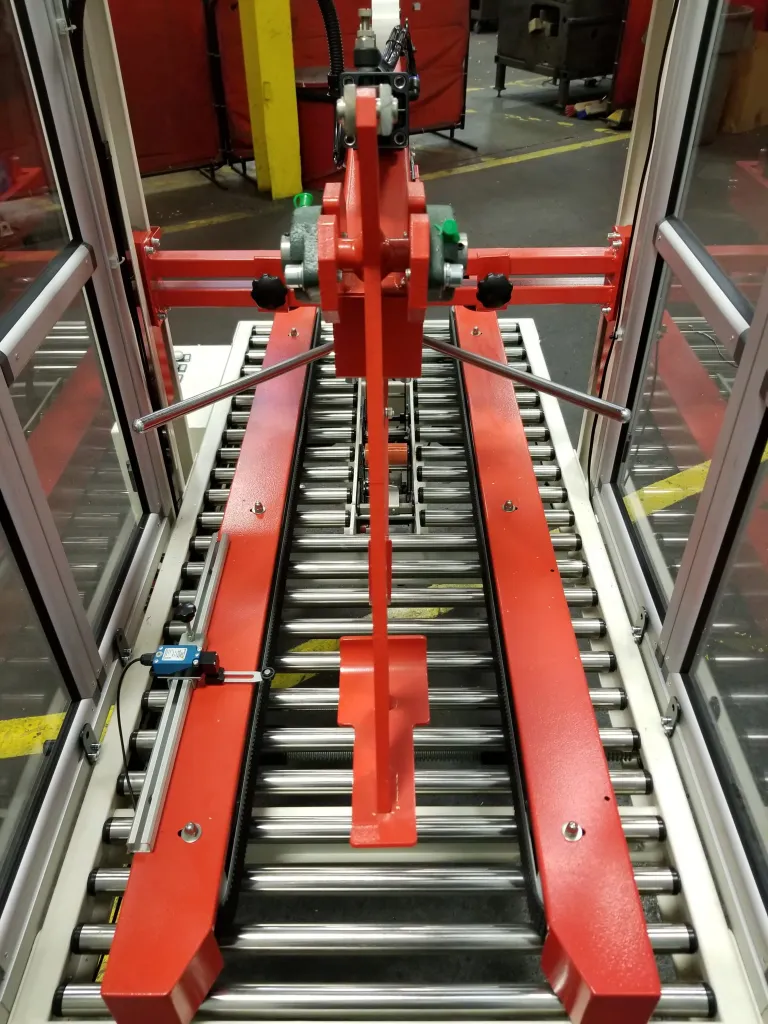 Eagle T500 Uniform Fully Automatic 3 Flap Folder Side Belt - Carton Sizes: Length: 6.00” to 22", Width: 6.75” to 20.25”, Height: 4.75” to 19.75” - Image 5